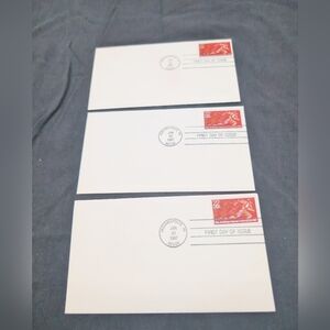 Set of Three 1987 Pan American Games Indianapolis First Day of Issue Envelopes